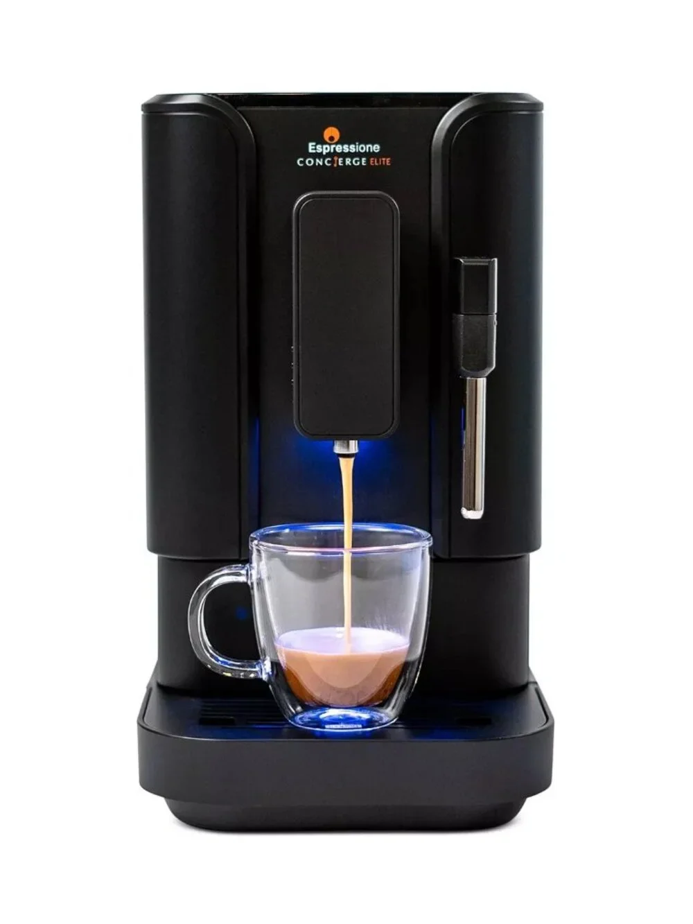 Espressione Concierge Elite Coffee Espresso Machine Infinite Black 20Bar Grinder